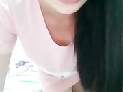 手机直播福利居家少妇小娟露脸非常风骚 被猛男扒光吃奶加道具玩耍-1