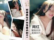 粉嫩美女大鸡巴粉丝户外车震内射01