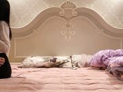 大屌哥约炮银行美女职员制服高跟