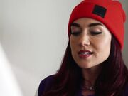 女大学生索菲亚流浪汉无法抗拒书呆子大公鸡