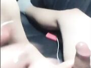 奶茶妹和干爹去购物开车路边车震口爆专业户