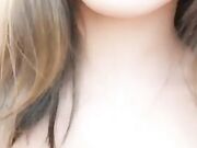 女神级大胸美女和男友开车到乡村路上肏逼