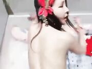 圣诞节艳遇长腿98年超嫩超性感网红中国美女 带去酒店各种姿势爆操