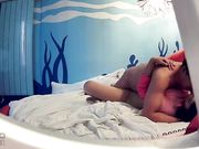 水滴摄像头偷拍精品保守的暖男和妹子温柔啪啪