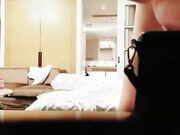 约了个黑衣苗条妹子TP啪啪呻吟娇喘很是诱惑