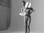 嫩模神作黑白配冲击力超赞作品 美女身材好棒膜拜这些姿势高难度很惊艳淫而不糜