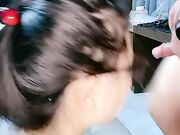 带眼镜的老师模特身材卖力深喉后入狠狠操