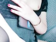 人妻大哥激情车震啪啪让大哥揉着骚奶子抽插