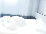 泰国嫖娼蜜桃臀双马尾背上纹身萌妹啪啪 口交站立后入张开双腿自摸特写1