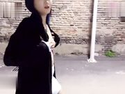 街头露出 楼道 电梯门口激情干战