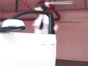 骚气魅心户外秀情趣装高跟鞋车库自摸道具自慰内裤塞嘴里很是淫荡不要错过