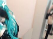 创可贴挡脸，甜美福利姬