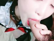 甜美小女仆 丰乳肥臀尤物 一线天美穴黑丝足交 第一视角猛怼粉穴