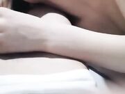 苗条身材妹子性感丁字裤双人啪啪 口硬JJ开始抽插后入猛干呻吟