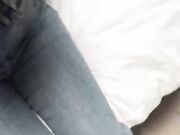 约操牛仔裤紧身衣美胸姐姐