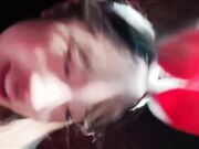 圣诞吃鸡第2季圣诞节最新流出极品身材嫩妹身穿圣诞服和男友在KTV里疯狂做爱啪啪大屌无情抽插吃鸡自慰