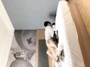 PUA白嫖 勾搭大长腿网红模特带去酒店想要强上结果妹子生气了