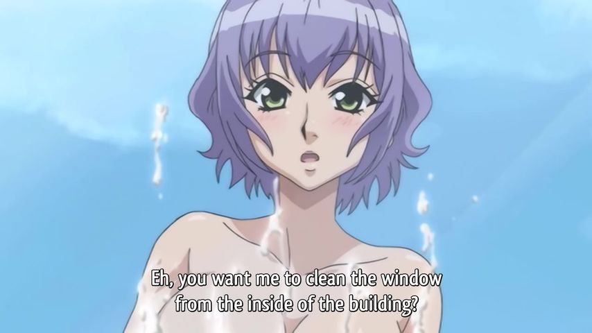 努力工作的巨乳美少女