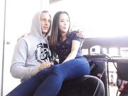 在阳台自拍啪啪蕾丝内裤诱惑直冒白浆