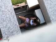 偷拍美女户外自家阳台自摸