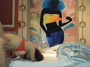 美少妇与弯屌情人宾馆开房打炮