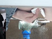 女厕近距离偷拍貌似刚上完体育课