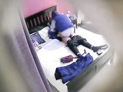 和漂亮女同事到钟点房来一炮