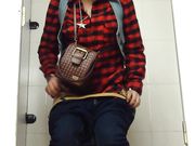 商场厕拍看起来很富有的阿姨