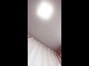 露脸黑丝情趣诱惑，精心修剪的逼毛对着镜子抽插，高潮喷尿水很足