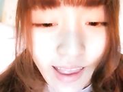 漂亮萌妹子糖豆豆夹上乳夹自慰秀道具还挺多双头龙按摩器肛塞换着用