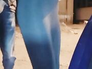 性感美女晚上和粉丝在户外工地啪啪