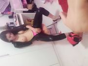 妖艳高颜值TS妖妖爆插小受受 画面太刺眼 口味略重