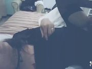 衣服还没脱就口硬了被各种姿势干了一炮