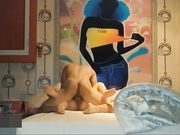 的帅气男友偷情开房 各种高难度姿势抽插 干完嫩逼又插嘴