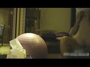 健身球教练各种姿势爆操