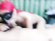 红发小少妇夫妻互舔多种体位变换