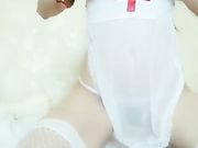 長相甜美可與鹿少女媲美的網紅美少女小青蛙大尺度自拍