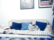 七天极品探花约了个扎两个连着JK装萌妹，摸逼调情穿上情趣装骑乘抱起来猛操