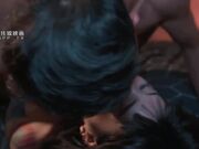 麻豆传媒映画巨制-情欲黑社会女老大的惩处 情欲调教帮派小弟 刺青女神艾秋出演