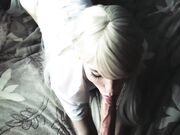 继妹玩坏了我的游戏手柄 只好靠吃鸡巴赔偿 最后惨遭颜射