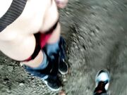 在废弃工厂野外打炮