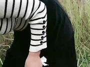 为人气超大胆真实刺激首操 户外勾搭52岁大爷野战啪啪 全程无套站炮后入猛操