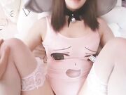 91女神《小芽芽不乖》粉丝团内部私拍流出 双马尾萝莉制服装  啪啪口交