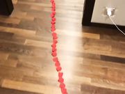 长得像名模Maggie Q的香港网红混血妹穿着性感情趣内衣高跟和同学开房啪啪被颜射到眼镜上